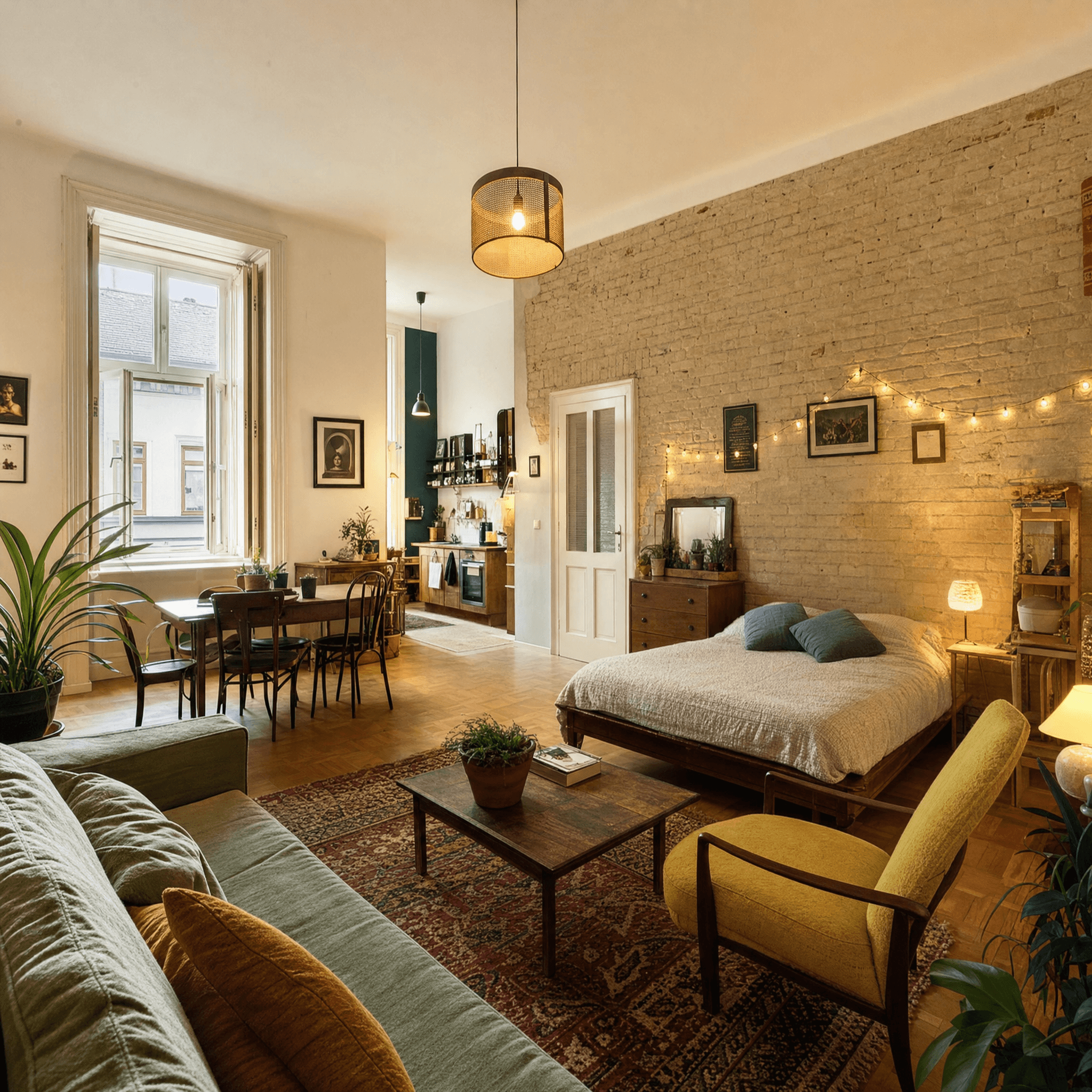 Room in social flatshare — Jewish Quarter, District VII